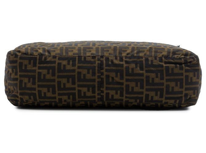 Fendi Marrone Tela Zucca a tracolla - vista 3