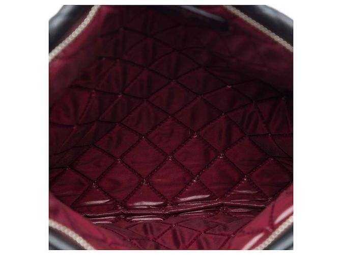 Clutch Chanel Black Quilted Lambskin CC Beauty Foldover Nero - vista 4