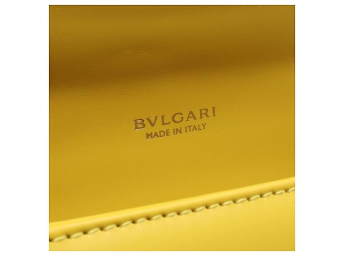 Bulgari Borsa a mano Serpenti Forever in pelle di vitello giallo Bvlgari - vista 5