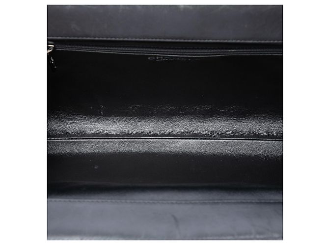 Chanel Black CC gesteppte Lammfell-Rahmentasche Schwarz - Ansicht 4
