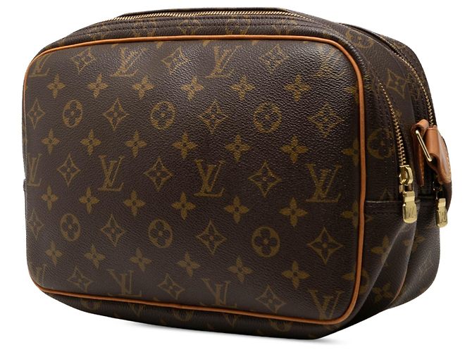Louis Vuitton Marrone Monogram Reporter PM - vista 2
