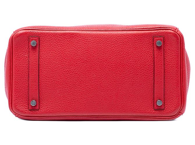 Hermès Red Togo Birkin Retourne 30 Rosso - vista 3