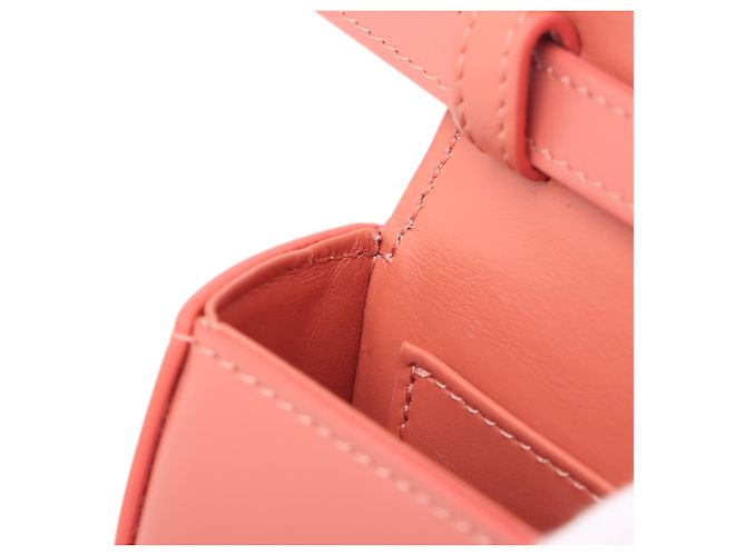 Céline Celine Mini Claude in pelle di vitello rosa - vista 8