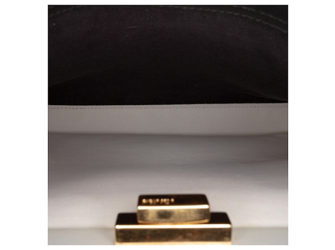 Borsa Fendi Black Medium Bicolor Leather Peekaboo ISeeU Nero - vista 4