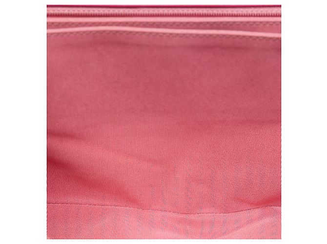 Chanel Pink Quilted Crinkled Patent Pagoda Accordion Flap Rosa - vista 4