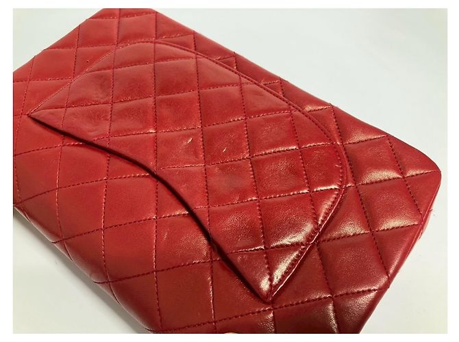 Borsa a Spalla Chanel Matelassé Rossa Rosso - vista 10