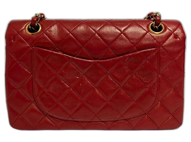 Borsa a Spalla Chanel Matelassé Rossa Rosso - vista 2