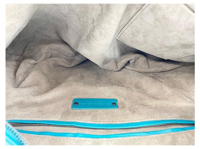 Borsa a tracolla Hobo blu Bottega Veneta - vista 11