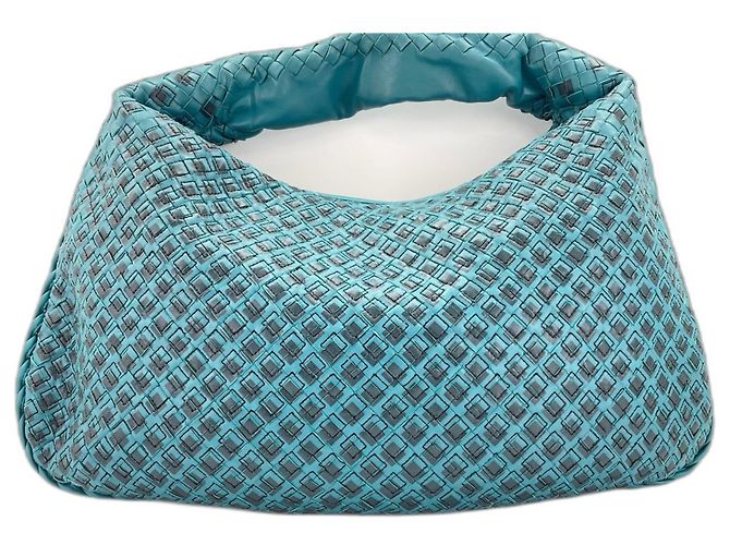 Borsa a tracolla Hobo blu Bottega Veneta - vista 2