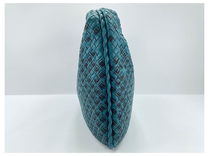 Borsa a tracolla Hobo blu Bottega Veneta - vista 4