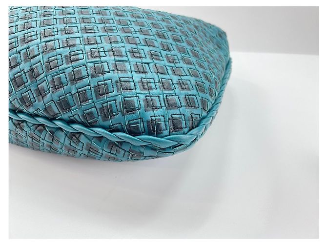Borsa a tracolla Hobo blu Bottega Veneta - vista 7