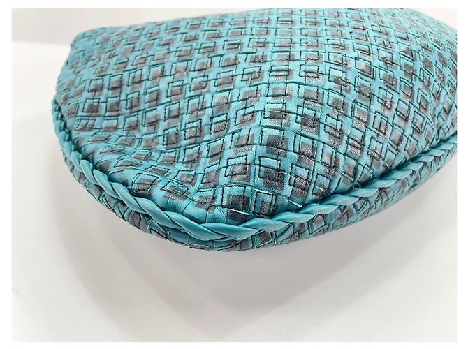 Borsa a tracolla Hobo blu Bottega Veneta - vista 8
