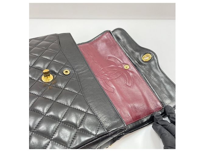 Borsa a Spalla Chanel Matelassé Nero - vista 17