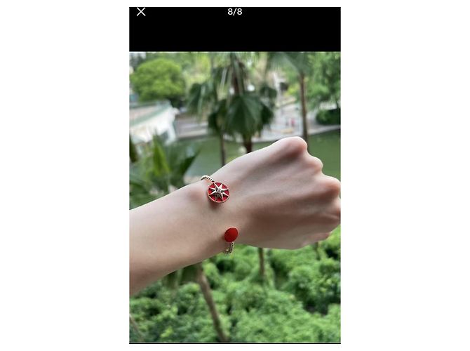 Bracciale Rose Des Vents Dior Rosso D'oro - vista 8