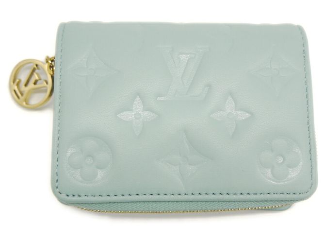 Cartera bi-fold Louis Vuitton Portefeuille Lou Monogram Coussin Azul - vista 2