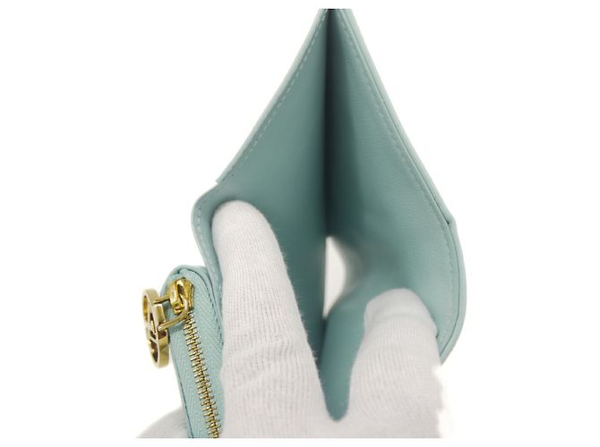 Cartera bi-fold Louis Vuitton Portefeuille Lou Monogram Coussin Azul - vista 8
