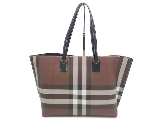 Borsa Tote Burberry marrone - vista 2