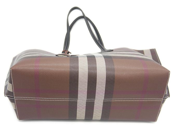 Borsa Tote Burberry marrone - vista 3