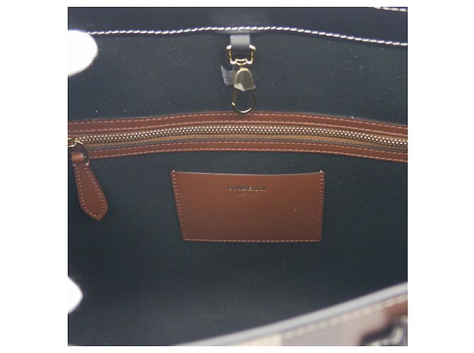 Borsa Tote Burberry marrone - vista 7