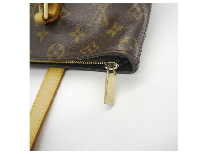 Borsa Tote Louis Vuitton Cabas Piano Monogram Marrone - vista 7