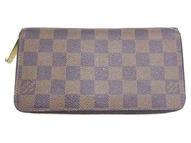 Louis Vuitton Damier Ebene Long Wallet Braun - Ansicht 2