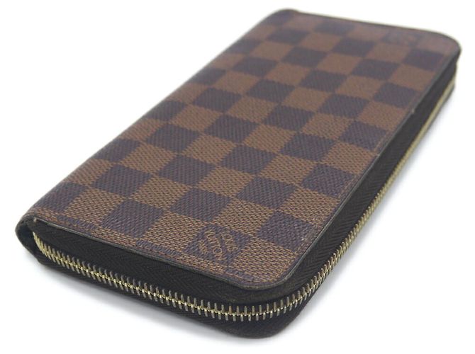 Louis Vuitton Damier Ebene Long Wallet Braun - Ansicht 3
