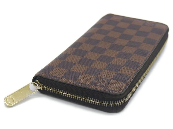Louis Vuitton Damier Ebene Long Wallet Braun - Ansicht 4