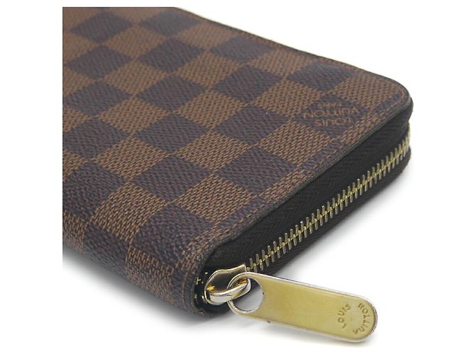 Louis Vuitton Damier Ebene Long Wallet Braun - Ansicht 5