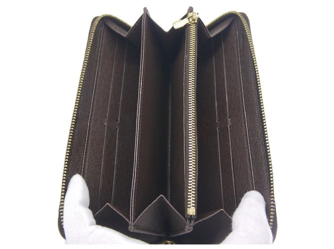 Louis Vuitton Damier Ebene Long Wallet Braun - Ansicht 6