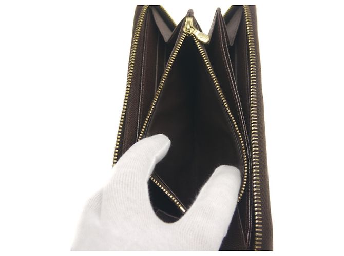 Louis Vuitton Damier Ebene Long Wallet Braun - Ansicht 7