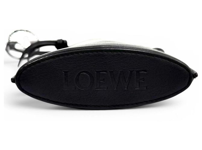 Borsa a Spalla Loewe Classic Calfskin Dice Pocket Anagram Nero - vista 6