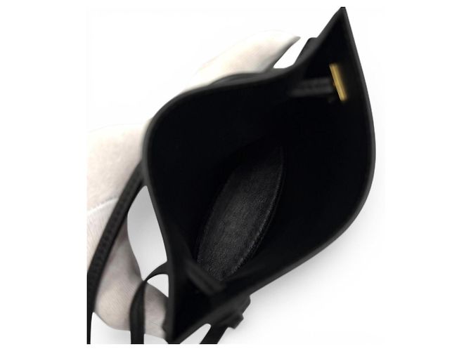 Borsa a Spalla Loewe Classic Calfskin Dice Pocket Anagram Nero - vista 7