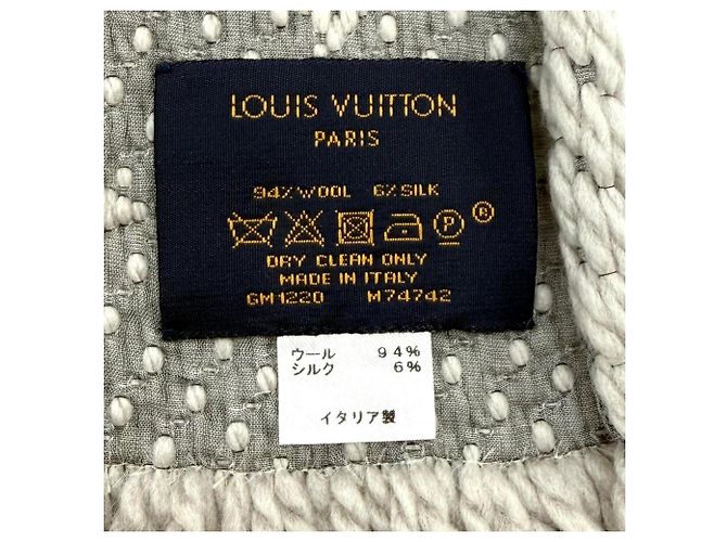 Stola in misto lana e seta Logomania Louis Vuitton - vista 6