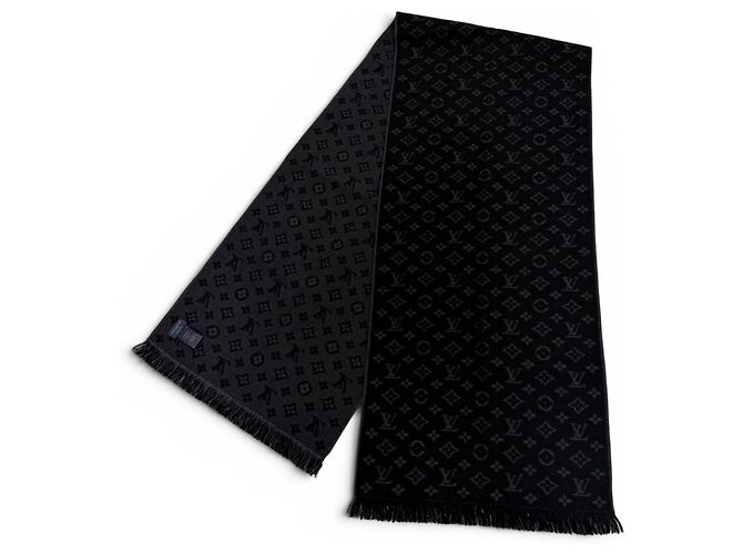 Stola in lana classica Louis Vuitton Nero - vista 4