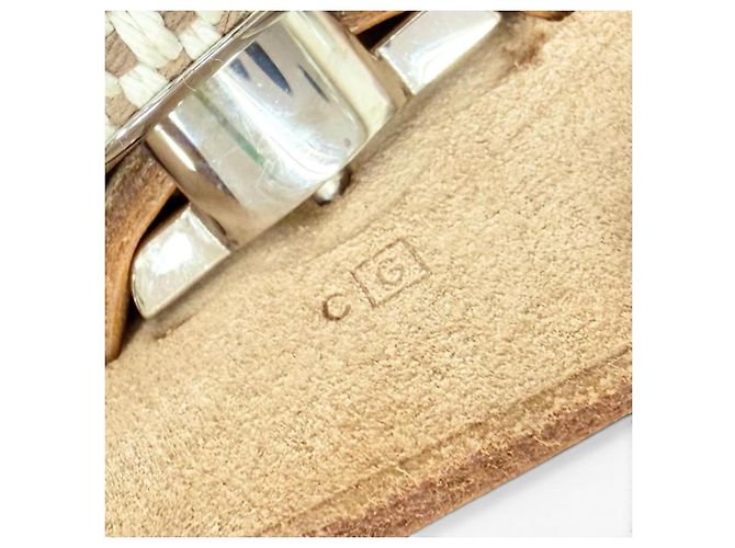 Hermès Hermes Herbag Ad PM Lederrucksack Beige - Ansicht 16