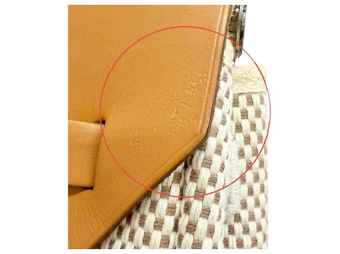 Hermès Hermes Herbag Ad PM Lederrucksack Beige - Ansicht 17