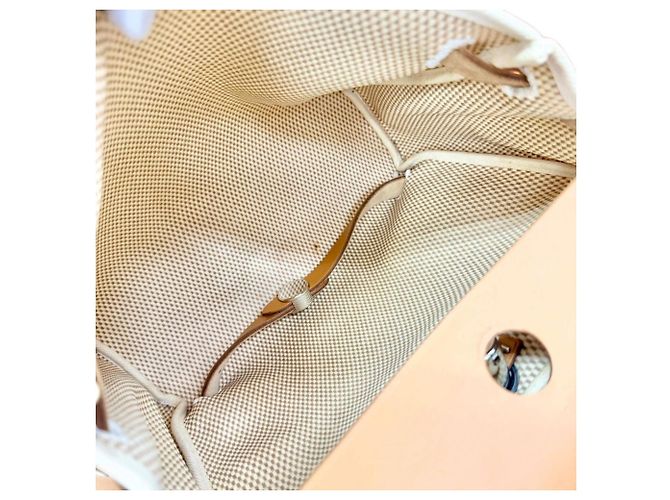 Hermès Hermes Herbag Ad PM Lederrucksack Beige - Ansicht 7