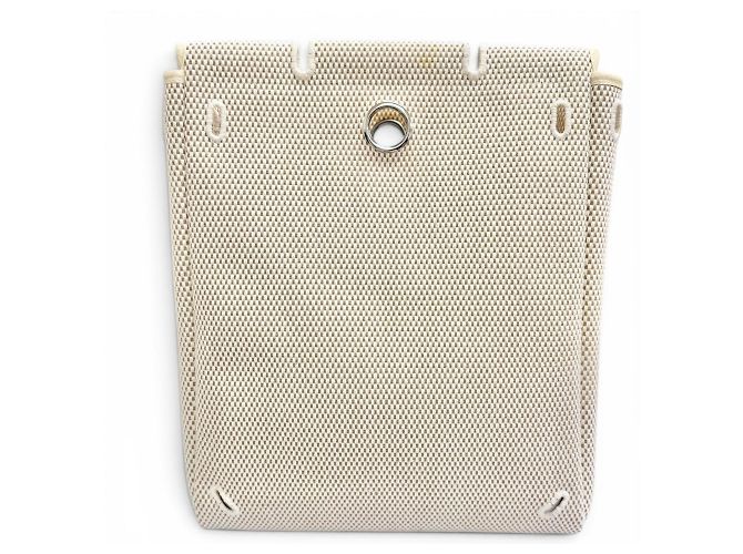 Hermès Hermes Herbag Ad PM Lederrucksack Beige - Ansicht 8