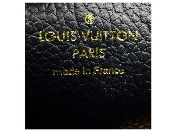 Tarjetero de cuero Louis Vuitton Negro - vista 9