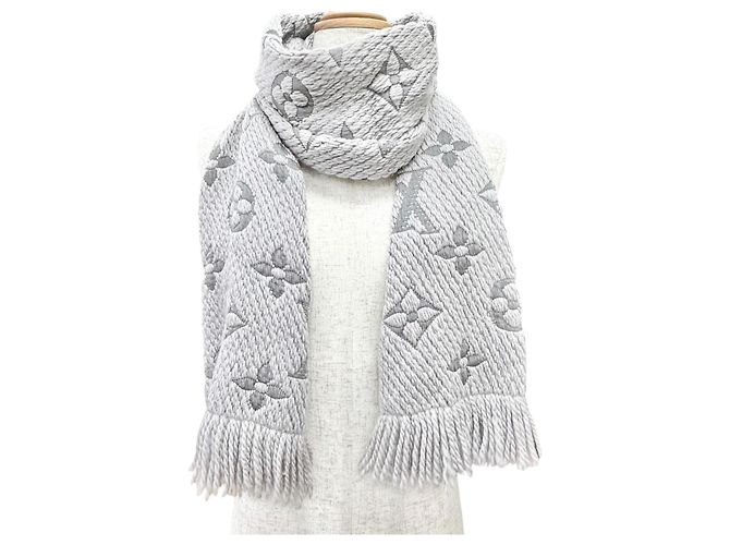 Stola in lana e seta Logomania Louis Vuitton M74742 - vista 2