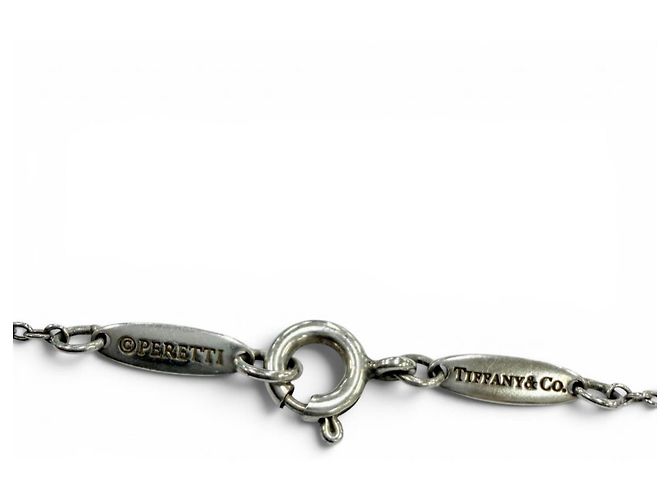Collana Elsa Peretti Double Open Heart Extra Mini di Tiffany & Co. Argento D'oro - vista 8