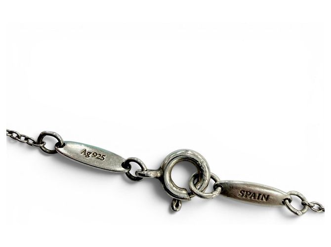 Collana Elsa Peretti Double Open Heart Extra Mini di Tiffany & Co. Argento D'oro - vista 9