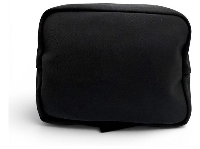 Borsa a tracolla in tela e pelle Saint Laurent Nero - vista 6