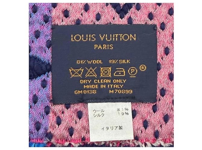 Stola in misto lana e seta Logomania Louis Vuitton - vista 6