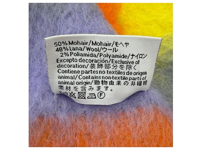 Stola in misto lana e mohair Loewe Multicolore - vista 8