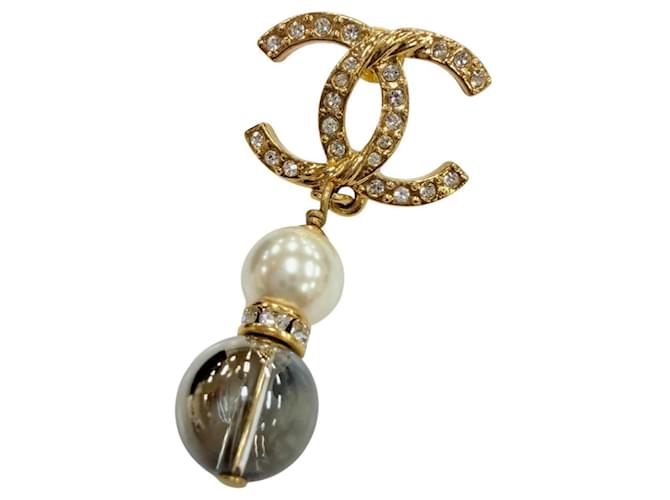 Pendientes Coco Mark Stud A23C Chanel Dorado - vista 5