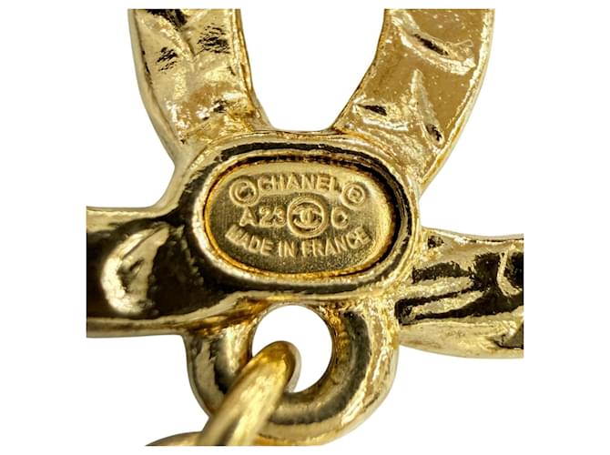 Pendientes Coco Mark Stud A23C Chanel Dorado - vista 7