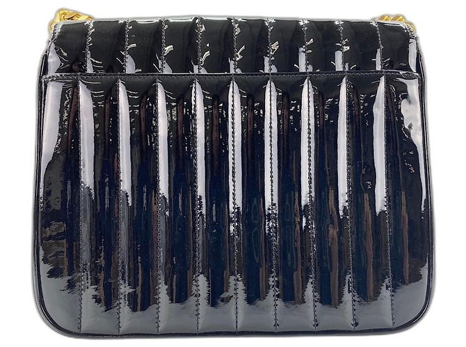 Borsa a Spalla Vicky Yves Saint Laurent Nero - vista 3