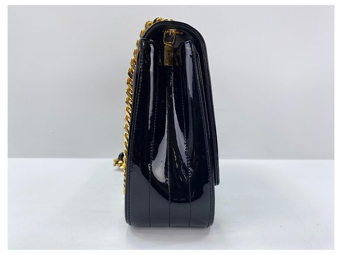 Borsa a Spalla Vicky Yves Saint Laurent Nero - vista 4