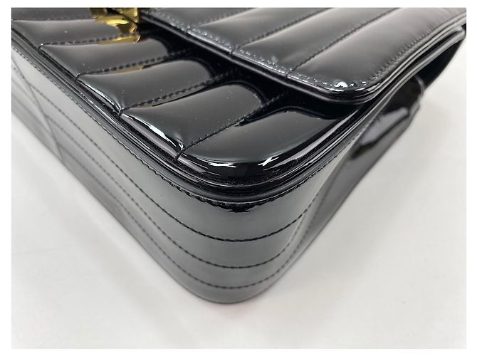 Borsa a Spalla Vicky Yves Saint Laurent Nero - vista 8